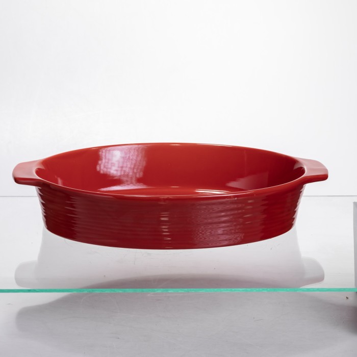 Форма для запікання овальна 36×22.5×7 (см) форма для духовки 2 літри Червоний S1289 (83025)