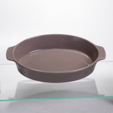 Форма для запікання овальна 36×22.5×7 (см) форма для духовки 2 літри Бежевий S1286 (53891)