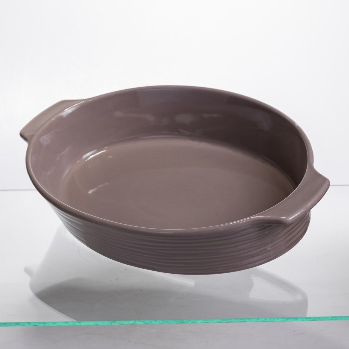 Форма для запікання овальна 36×22.5×7 (см) форма для духовки 2 літри Бежевий S1286 (53891)