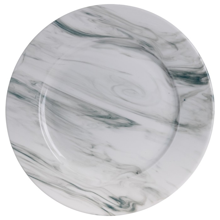 Столовий набір посуду тарілок і чашок 16 предметів на 4 персони Marmor порцеляновий, обідній столовий сервіз тарілок MD-16-2G (13203)