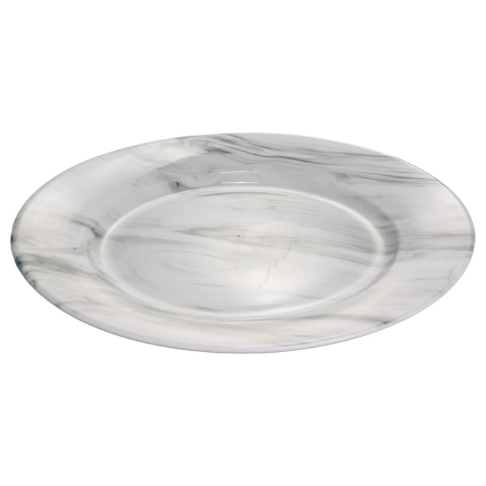 Столовий набір посуду тарілок і чашок 16 предметів на 4 персони Marmor порцеляновий, обідній столовий сервіз тарілок MD-16-2G (13203)