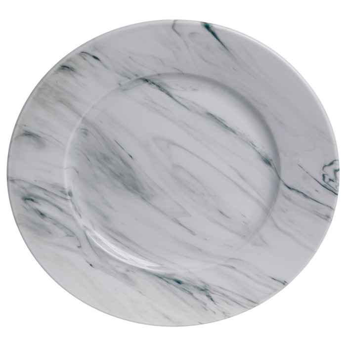 Столовий набір посуду тарілок і чашок 16 предметів на 4 персони Marmor порцеляновий, обідній столовий сервіз тарілок MD-16-2G (13203)