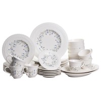 Столовий набір посуду тарілок і чашок 32 предмети на 6 персон Sophie порцеляновий, обідній столовий сервіз тарілок YY78-5A (67091)