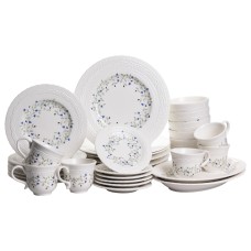 Столовий набір посуду тарілок і чашок 32 предмети на 6 персон Sophie порцеляновий, обідній столовий сервіз тарілок YY78-5A (67091)