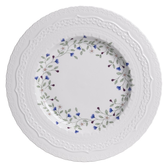 Столовий набір посуду тарілок і чашок 32 предмети на 6 персон Sophie порцеляновий, обідній столовий сервіз тарілок YY78-5A (67091)