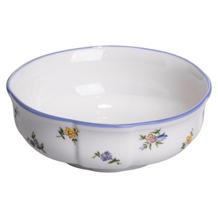 Столовий набір посуду тарілок і чашок 32 предмети на 6 персон Retro Floral порцеляновий, обідній столовий сервіз тарілок YY78-9A (35462)