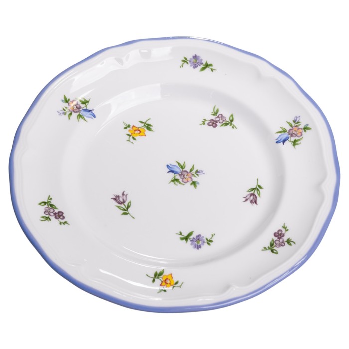 Столовий набір посуду тарілок і чашок 32 предмети на 6 персон Retro Floral порцеляновий, обідній столовий сервіз тарілок YY78-9A (35462)