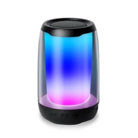 Портативна міні колонка з підсвічуванням Чорний 8893AB (78227)