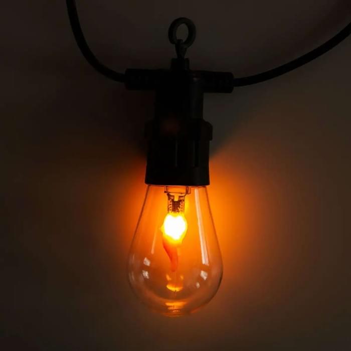 Ретро гірлянда вулична 10 LED лампочок 5 метрів А60 (30330)