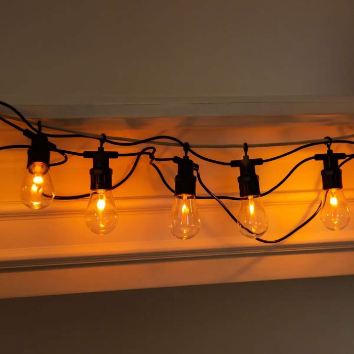 Ретро гірлянда вулична 10 LED лампочок 5 метрів А60 (30330)