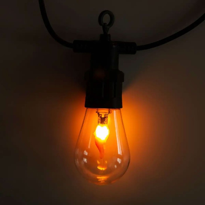 Ретро гірлянда вулична 10 LED лампочок 5 метрів А60 (30330)