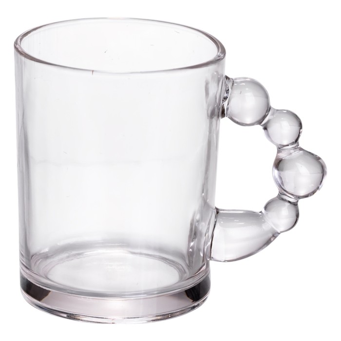 Набір чашок 6 шт для чаю та кави по 350 (мл) кружки скляні Прозорі HP-19-ZD-1 (28248)