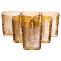 Набір склянок 6 (шт) 250 (мл) для лимонадів, соку, води, коктейлів Коричневий HP-19-AY-3 (18753)