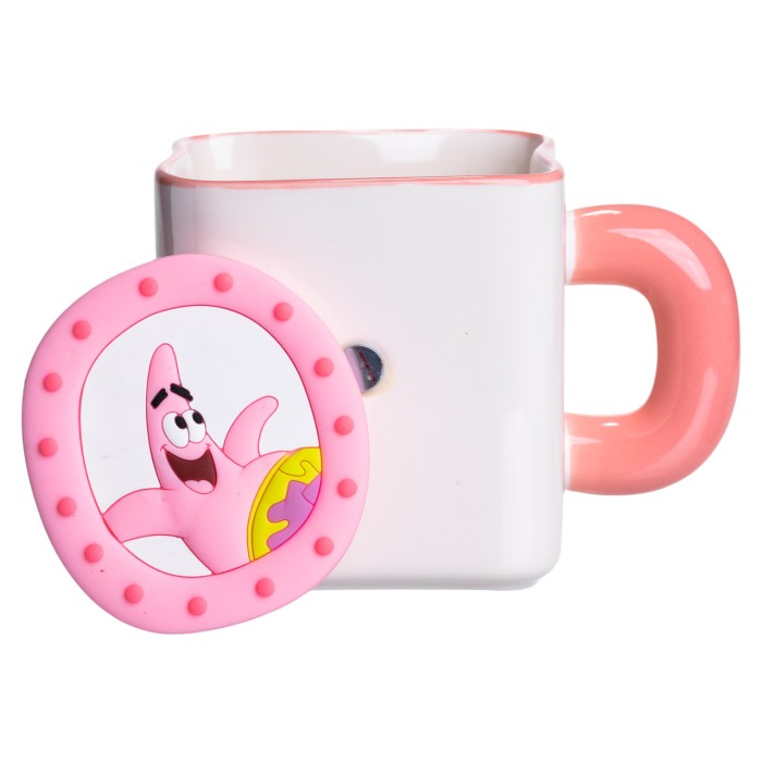 Порцелянова чашка "Патрік " з магнітним декором 500 мл, Кружка дитяча чашка із порцеляни на подарунок FM-12P (11375)