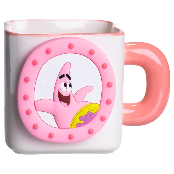 Порцелянова чашка "Патрік " з магнітним декором 500 мл, Кружка дитяча чашка із порцеляни на подарунок FM-12P (11375)