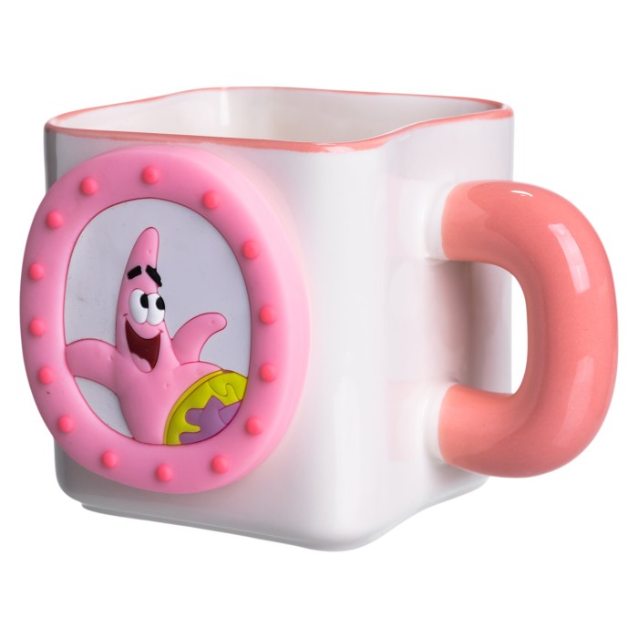 Порцелянова чашка "Патрік " з магнітним декором 500 мл, Кружка дитяча чашка із порцеляни на подарунок FM-12P (11375)