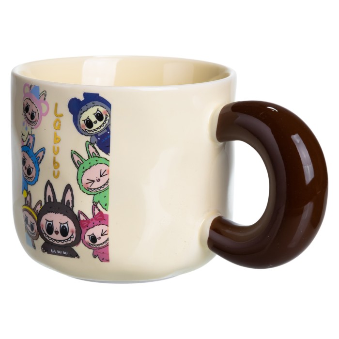 Чашка порцелянова Labubu Brighten Your Day 400 (мл) подарункова кружка прикольна чашка для дітей на подарунок FM-21D (40749)