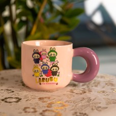 Чашка порцелянова Labubu Brighten Your Day 400 (мл) подарункова кружка прикольна чашка для дітей на подарунок FM-22B (12068)