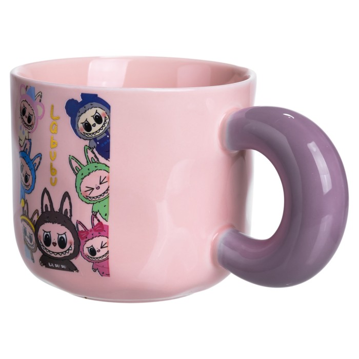 Чашка порцелянова Labubu Brighten Your Day 400 (мл) подарункова кружка прикольна чашка для дітей на подарунок FM-22B (12068)