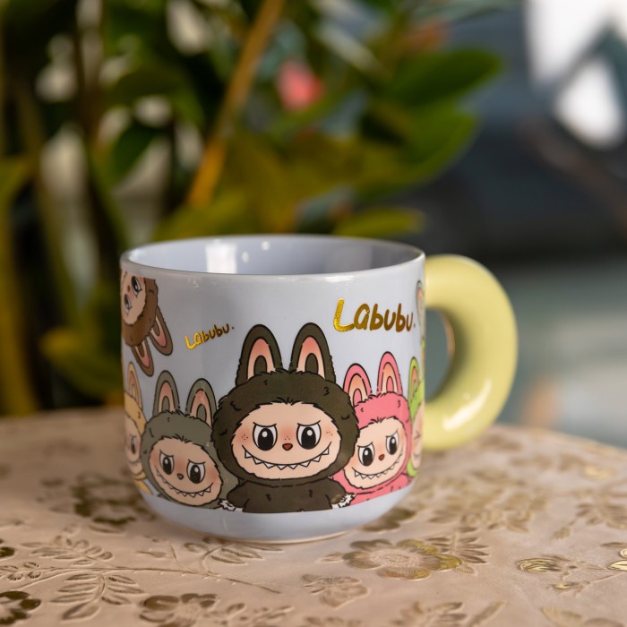 Чашка порцелянова Labubu 400 (мл) подарункова кружка прикольна чашка для дітей на подарунок FM-22D (57505)