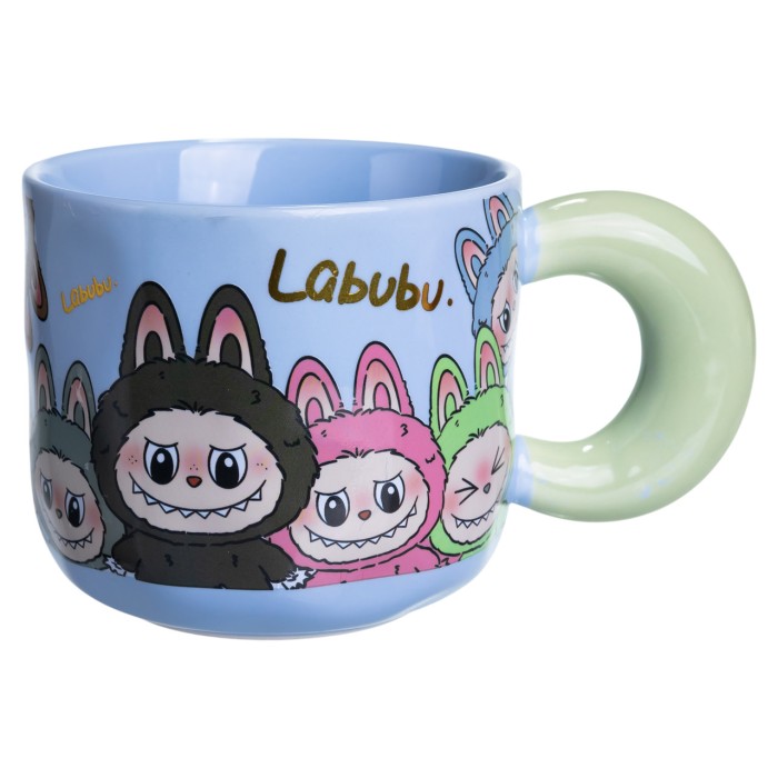 Чашка порцелянова Labubu 400 (мл) подарункова кружка прикольна чашка для дітей на подарунок FM-22D (57505)