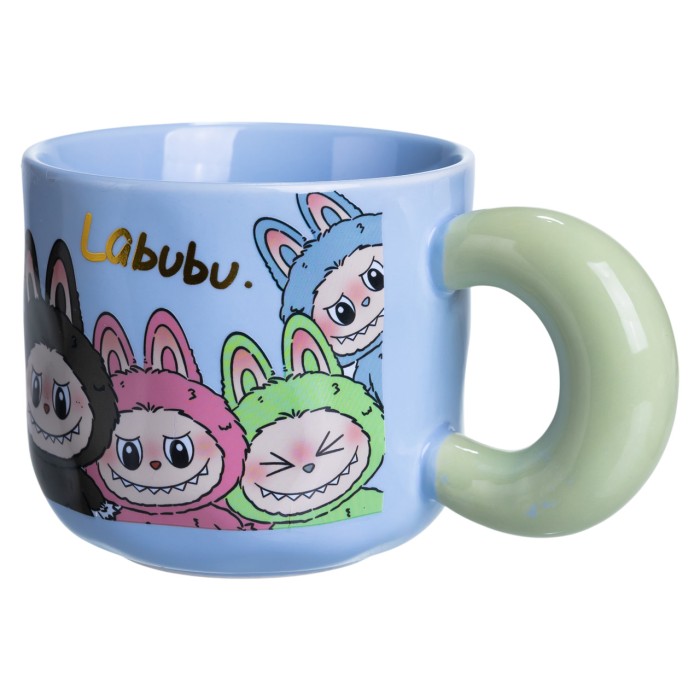 Чашка порцелянова Labubu 400 (мл) подарункова кружка прикольна чашка для дітей на подарунок FM-22D (57505)