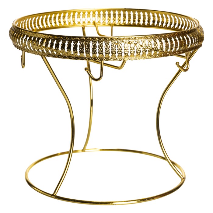 Суповий сервіз на 6 персон супниця 2 (л) на підставці з бульйонницями 400 (мл) тарілки для супу Білий із золотом FM-A23-2 (36565)