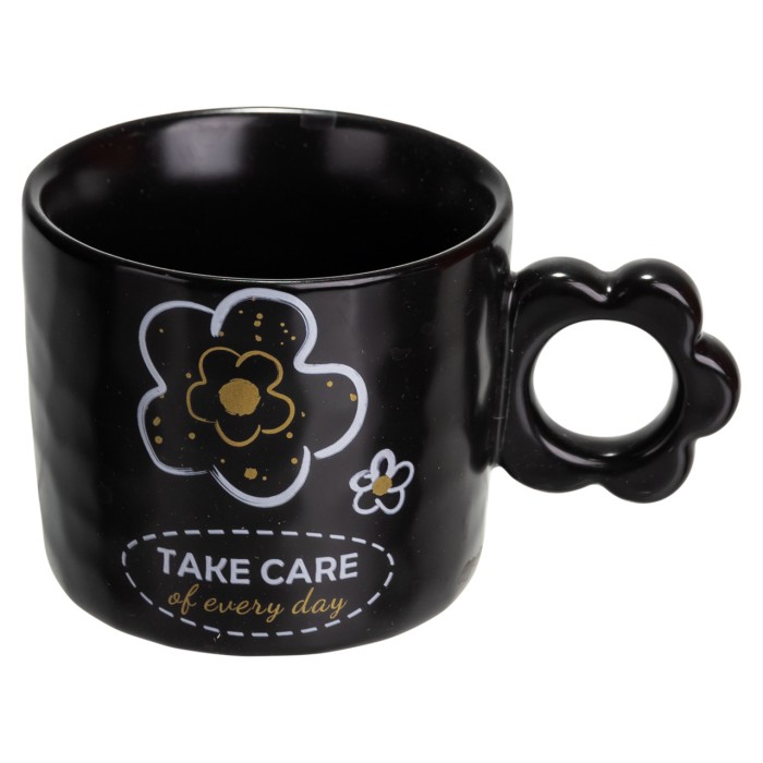 Чашка для чаю та кави порцелянова 420 (мл) гарна оригінальна кружка на подарунок FM-14C (12147)