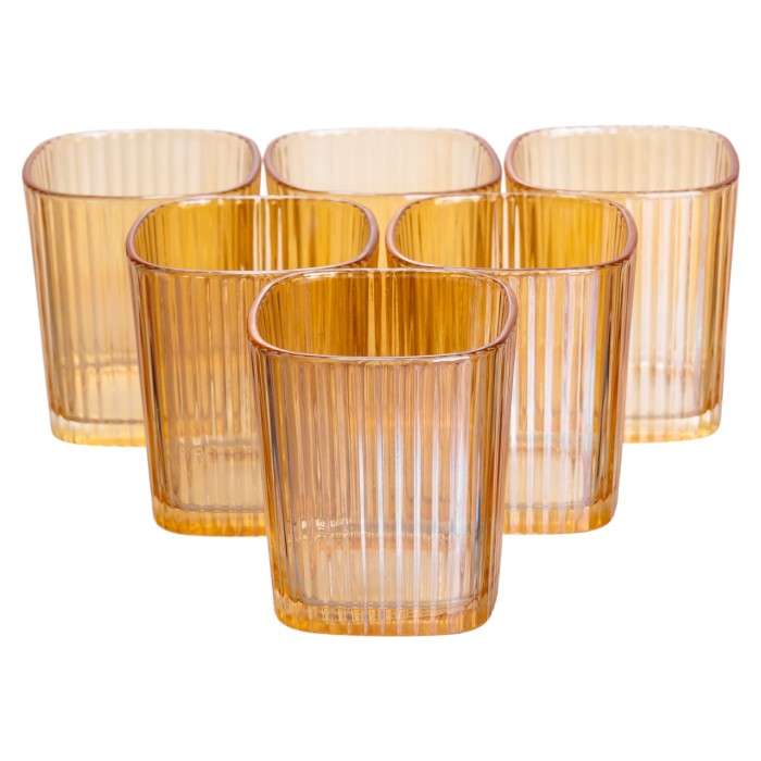 Глечик 1.8 л зі склянками 6 штук по 200 (мл) графин для компоту соку води лимонаду глечик для напоїв Коричневий HP-19-39 (81033)