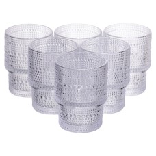 Набір скляних склянок 6 (шт) 200 (мл) для лимонадів, соку, води, коктейлів склянки з товстого скла HP-19-178-1 (66537)