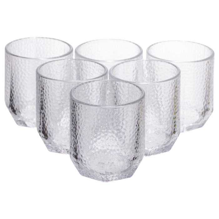 Набір склянок 6 (шт) 250 (мл) для лимонадів, соку, води, коктейлів HP-19-LJB-2 (28621)