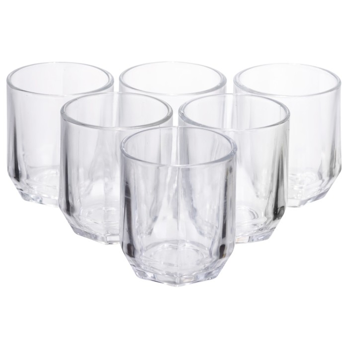 Набір склянок 6 (шт) 250 (мл) для лимонадів, соку, води, коктейлів HP-19-LJB-3 (63585)
