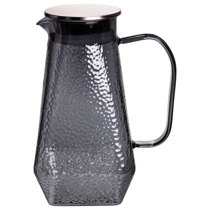 Глечик 1.8 л зі склянками 6 штук по 200 (мл) графин для компоту соку води лимонаду глечик для напоїв Сірий HP-19-38S (86207)