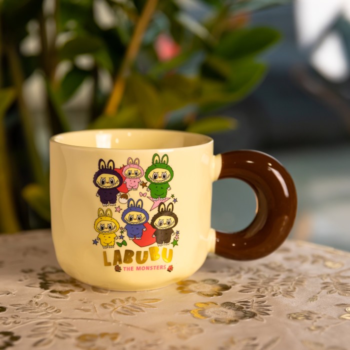 Чашка порцелянова Labubu The Monsters 400 (мл) подарункова кружка прикольна чашка для дітей на подарунок FM-21B (41013)