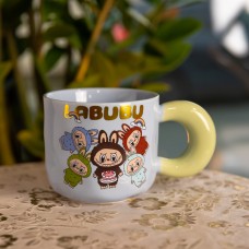 Чашка порцелянова Labubu Bring Joy 400 (мл) подарункова кружка прикольна чашка для дітей на подарунок FM-22C (83577)