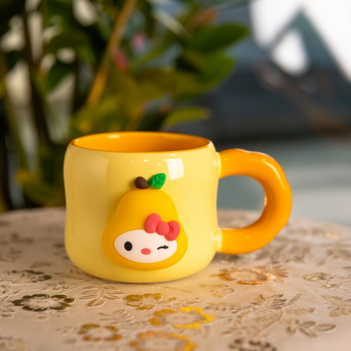 Кубок порцелянова з магнітом Sanrio 400 (мл) подарункова кружка прикольна чашка для дітей на подарунок Бежевий FM-37A (48134)