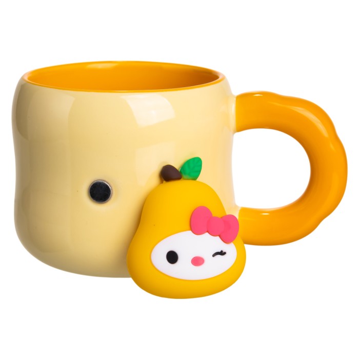 Кубок порцелянова з магнітом Sanrio 400 (мл) подарункова кружка прикольна чашка для дітей на подарунок Бежевий FM-37A (48134)
