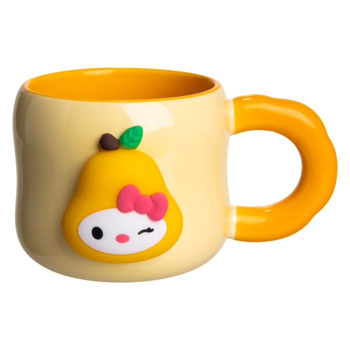 Кубок порцелянова з магнітом Sanrio 400 (мл) подарункова кружка прикольна чашка для дітей на подарунок Бежевий FM-37A (48134)