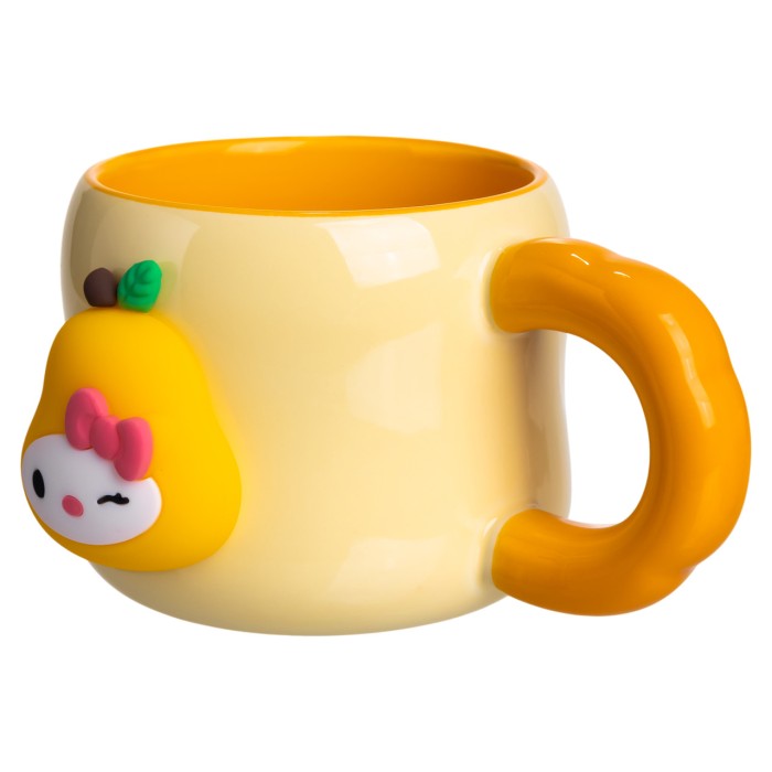 Кубок порцелянова з магнітом Sanrio 400 (мл) подарункова кружка прикольна чашка для дітей на подарунок Бежевий FM-37A (48134)