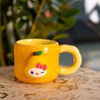 Кубок порцелянова з магнітом Sanrio 400 (мл) подарункова кружка прикольна чашка для дітей на подарунок Помаранчевий FM-37B (48262)