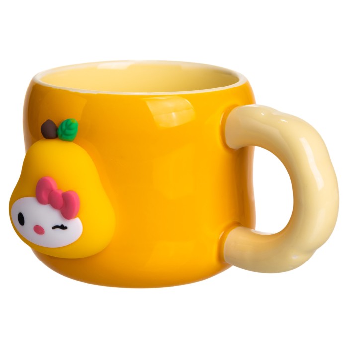 Кубок порцелянова з магнітом Sanrio 400 (мл) подарункова кружка прикольна чашка для дітей на подарунок Помаранчевий FM-37B (48262)