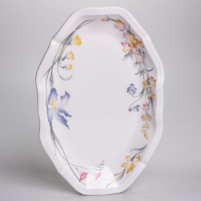 Столовий набір посуду тарілок і чашок 32 предмети на 6 персон Villeroy порцеляновий YY78-8A (32047)