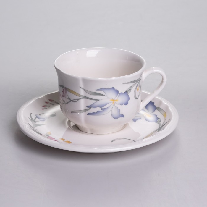 Столовий набір посуду тарілок і чашок 32 предмети на 6 персон Villeroy порцеляновий YY78-8A (32047)