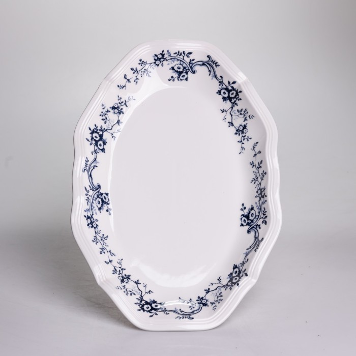 Столовий набір посуду тарілок і чашок 32 предмети на 6 персон Vintage порцеляновий YY78-10A (89878)