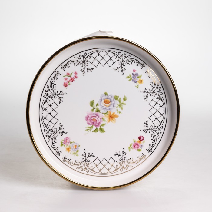 Столовий набір посуду тарілок і чашок 32 предмети на 6 персон «Золотий Кант» порцеляновий TH-32 (25488)