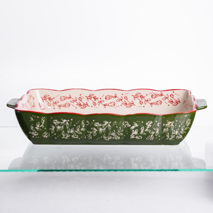 Форма для запікання та сервірування Vintage Прямокутна з ручками HM05-12 (77023)