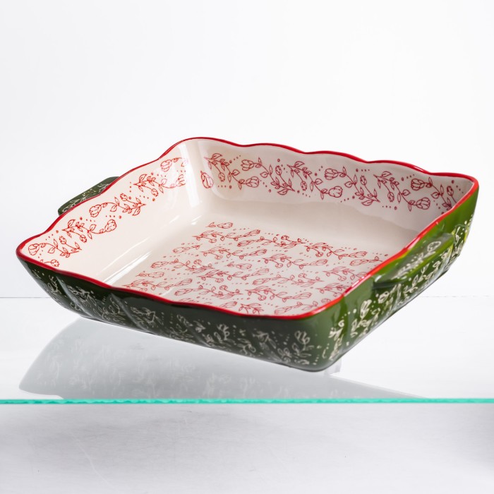 Форма для запікання та сервірування Vintage Прямокутна з ручками HM05-12 (77023)