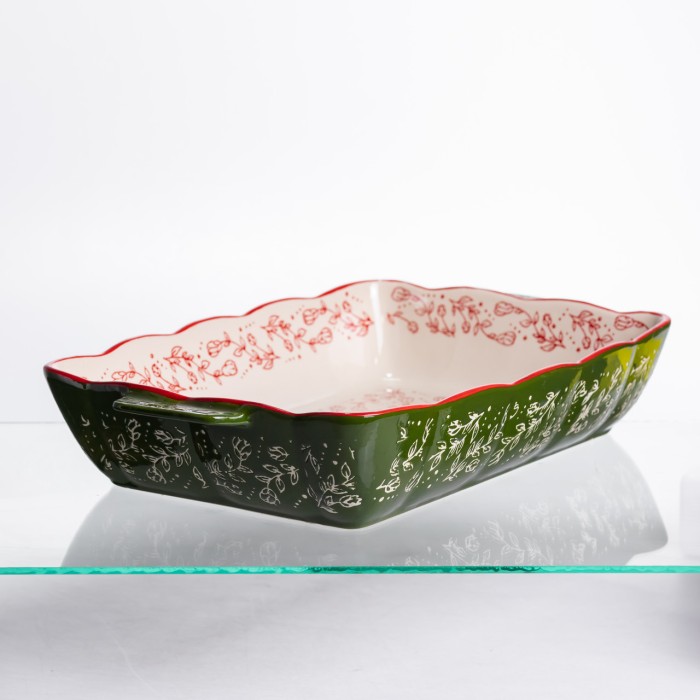 Форма для запікання та сервірування Vintage Прямокутна з ручками HM05-12 (77023)