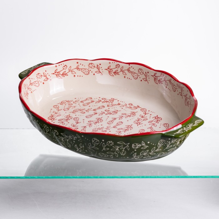 Форма для запікання та сервірування Vintage Овальна з ручками HM04-14 (23489)