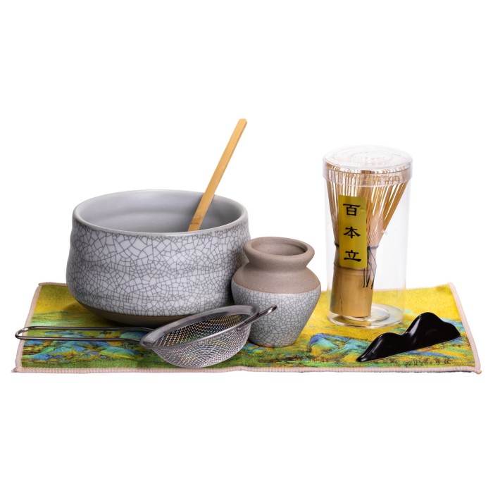 Медитативний набір для приготування чаю Матча в японському стилі (7 предметів) (69943)